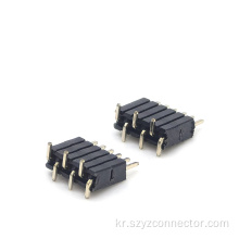 1.27mm 핀 헤더 H:5.0mm 6P